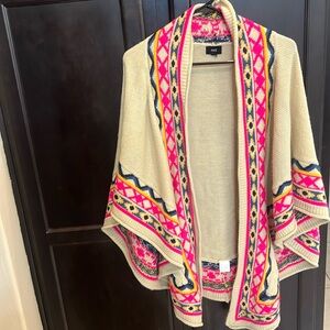Perfect for Rodeo Season.  FATE poncho/cape/shawl.  Very good condition.